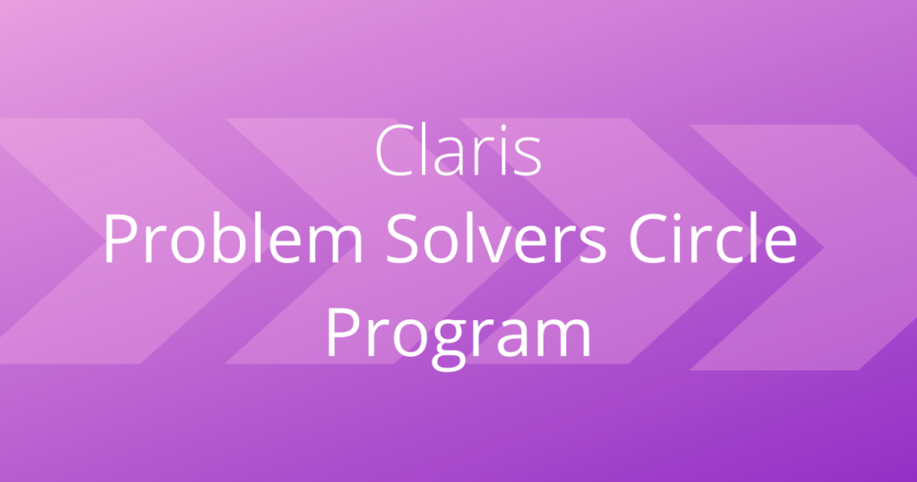 Claris Problem Solvers Circle