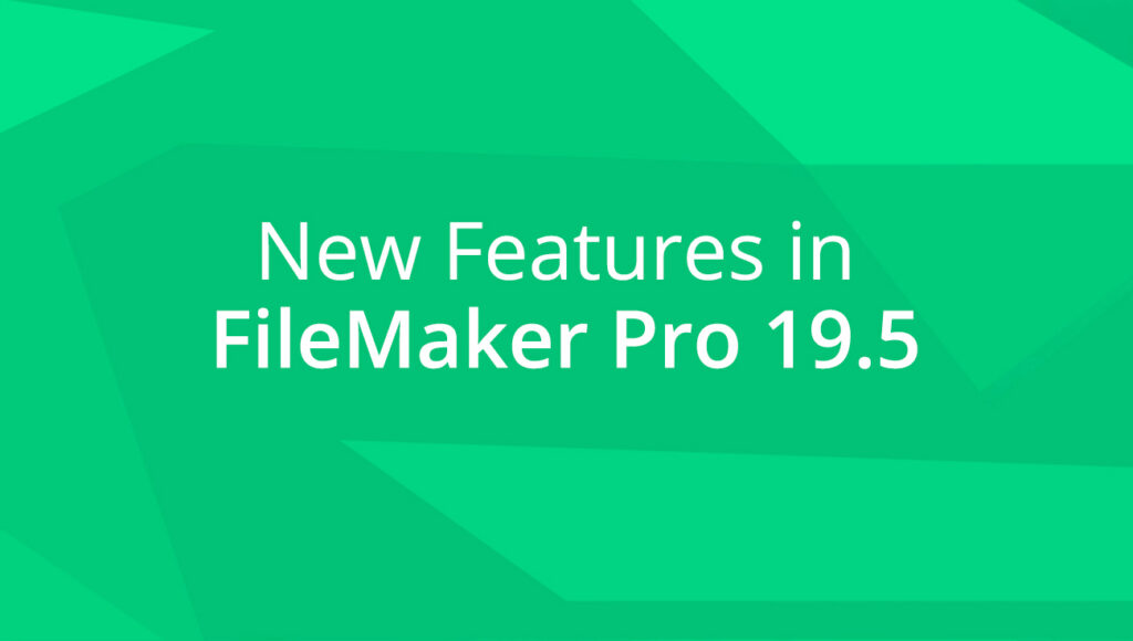 features filemaker19 5