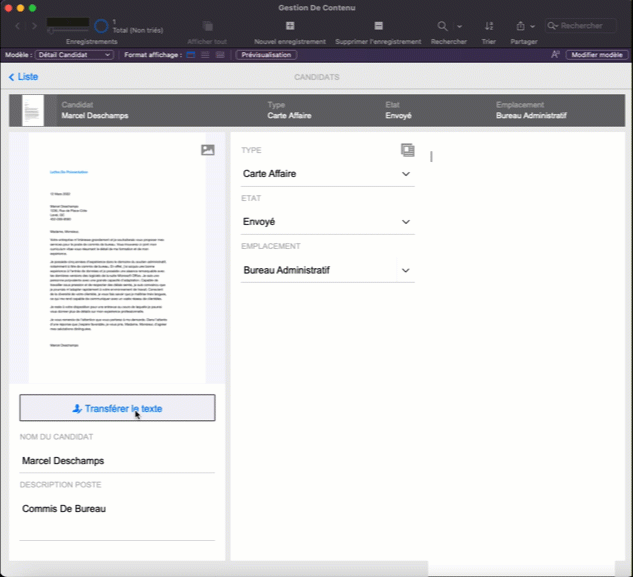 FileMaker 19.5 Live Text