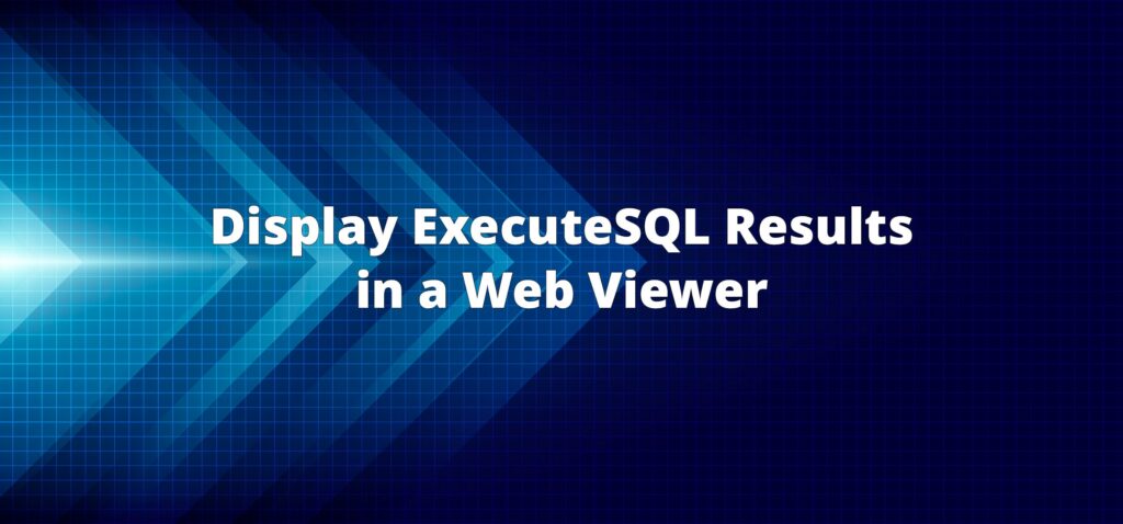 executesql results
