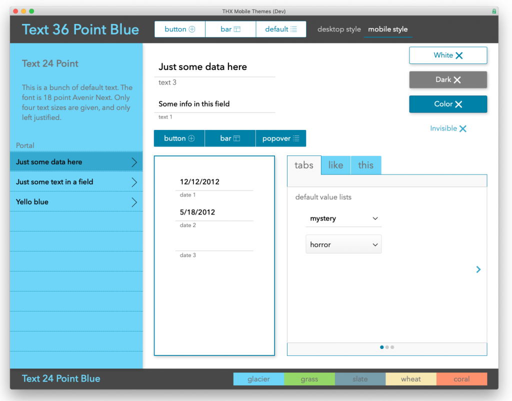 FileMaker themes