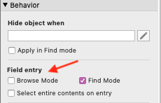 non-editable text selection for field data in FileMaker