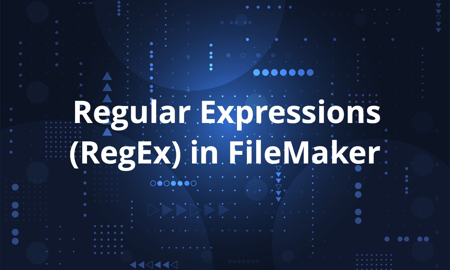 regex in filemaker
