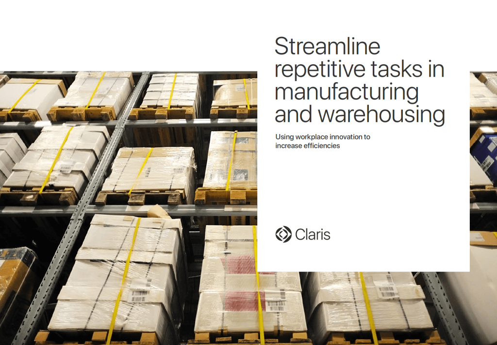 Claris FileMaker for Manufacturing eBook Picture